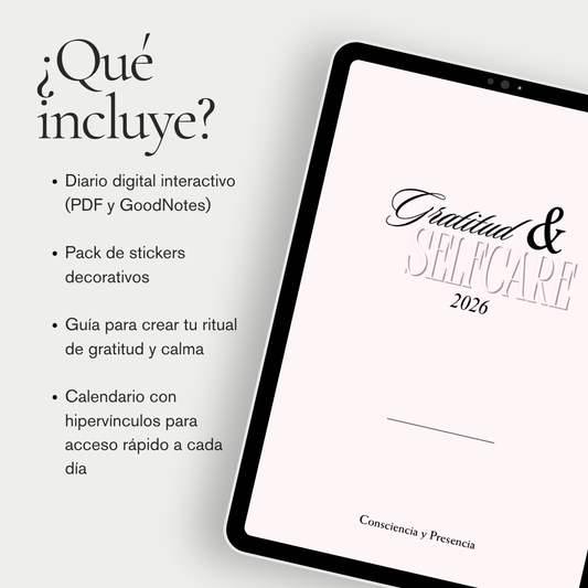 Diario de Agradecimiento Gratitud & Selfcare 2026