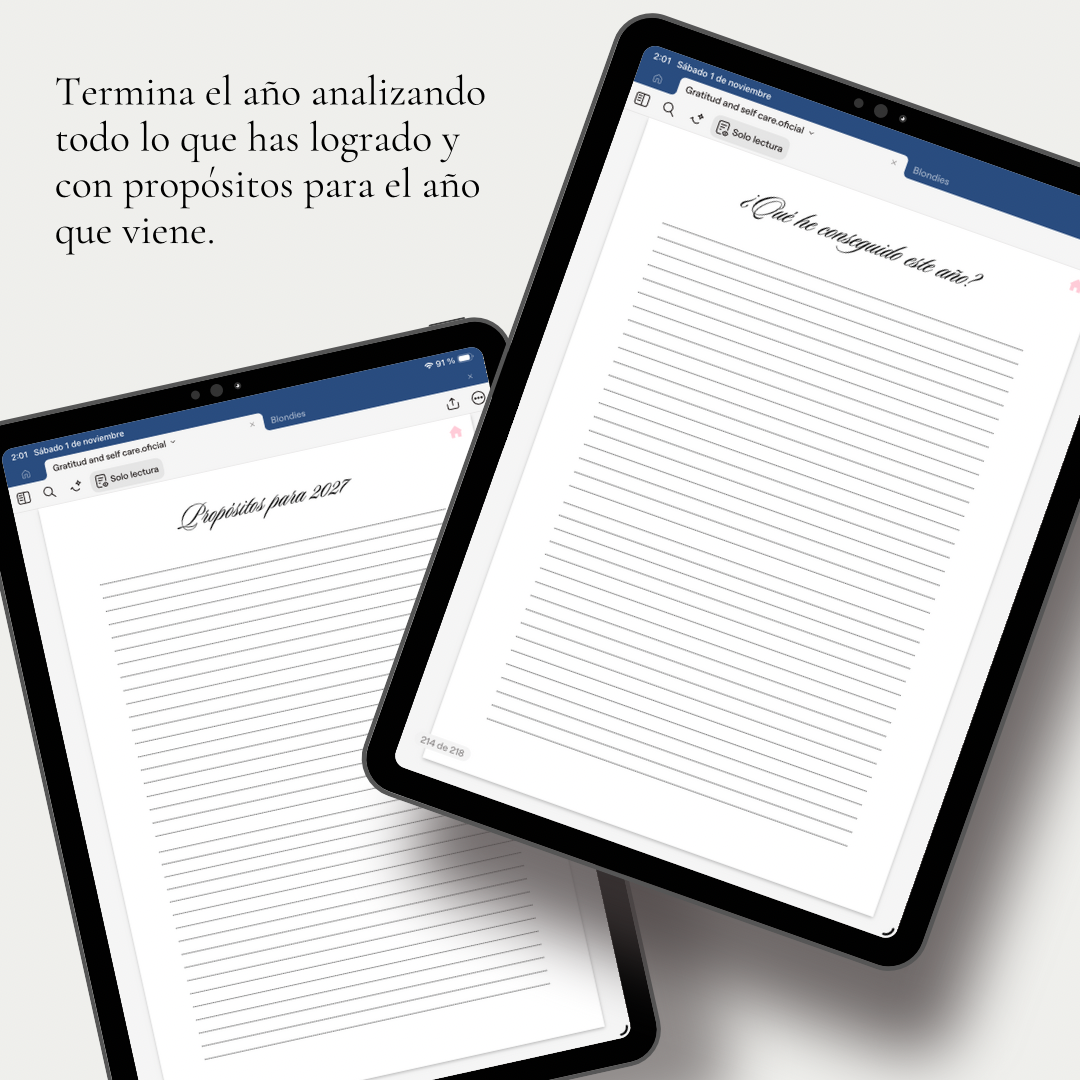 Diario de Agradecimiento Gratitud & Selfcare 2026